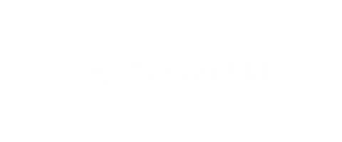 Pocket FM White Logo